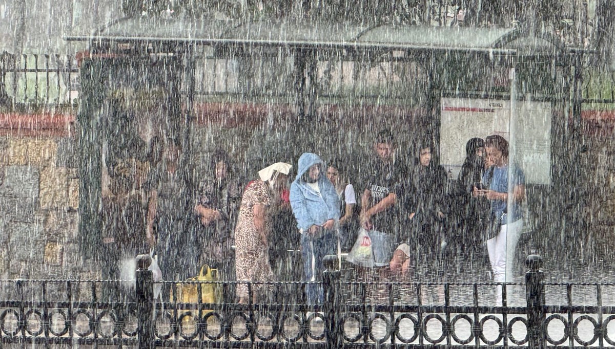 İstanbul'da sağanak yağış