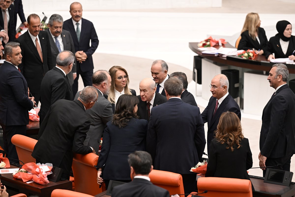 MHP lideri Bahçeli, Meclis