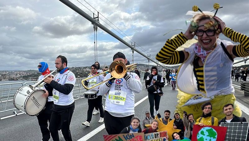 46. İstanbul Maratonu'ndan renkli görüntüler