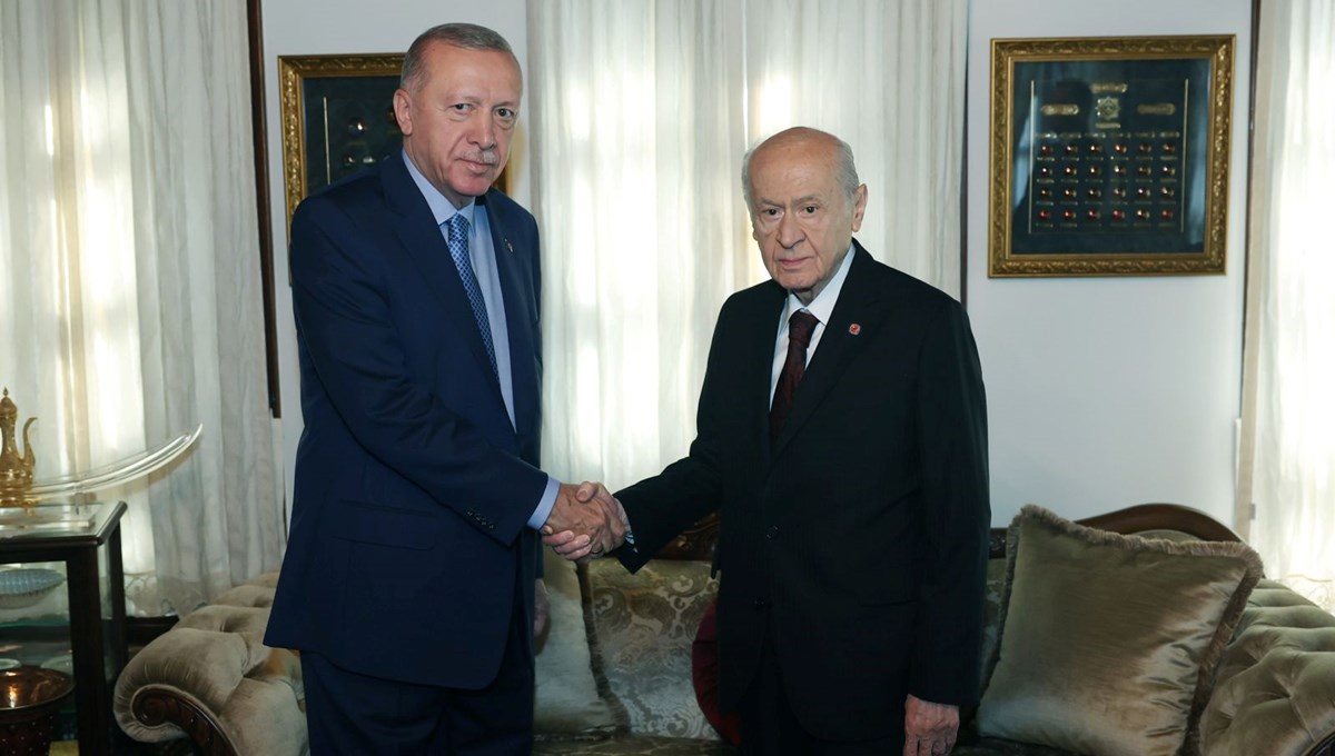 Cumhurbaşkanı Erdoğan, Devlet Bahçeli ile görüştü