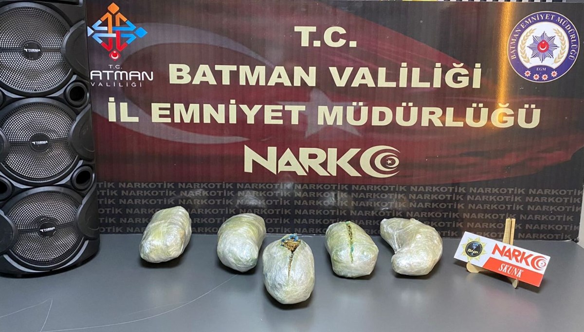 Batman'da uyuşturucu operasyonu