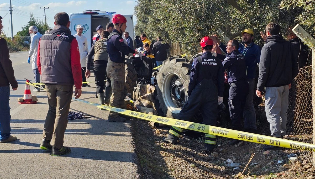 Traktörün altında kalarak can verdi