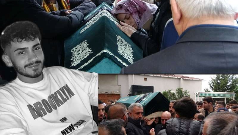 Serseri kurşunun hedefi olan 19 yaşındaki Muhammet'e gözyaşlarıyla veda