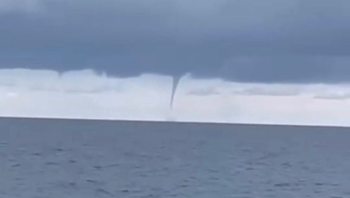 Amasra'da denizde hortum oluştu